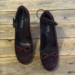 New! Via Spiga Ankle Strap Pump